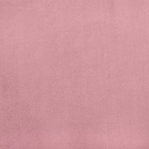 Łóżko z materacem, różowe, 80x200 cm, aksamitne