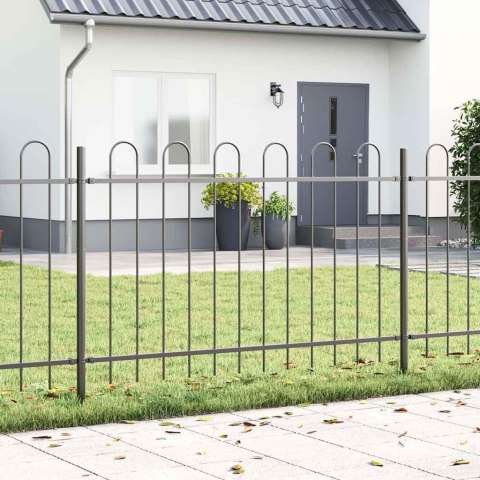 Ogrodzenie Ogrodowe 5 pcs Szary 8,5 x 1,2 m