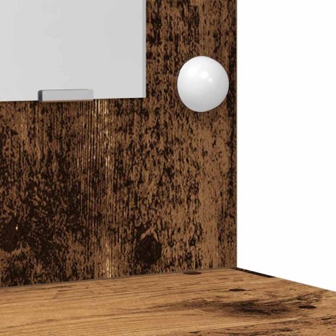 Toaletka 3 pcs Brązowy 40 x 41 x 135 cm Materiał drewnopochodny