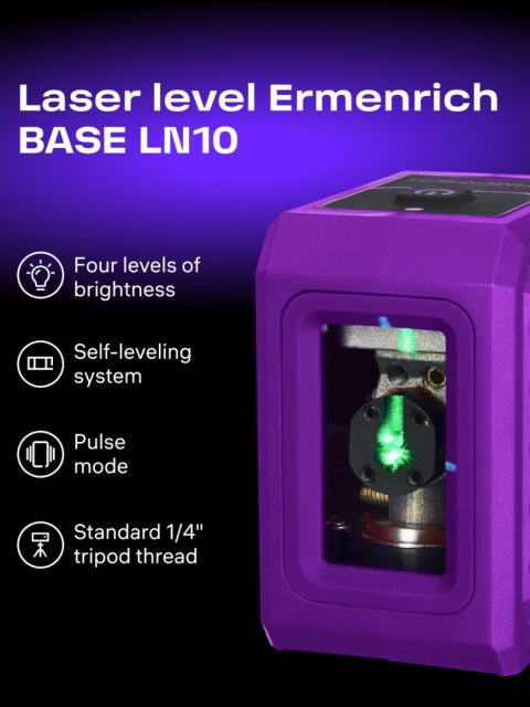 Poziomica laserowa Ermenrich BASE LN10