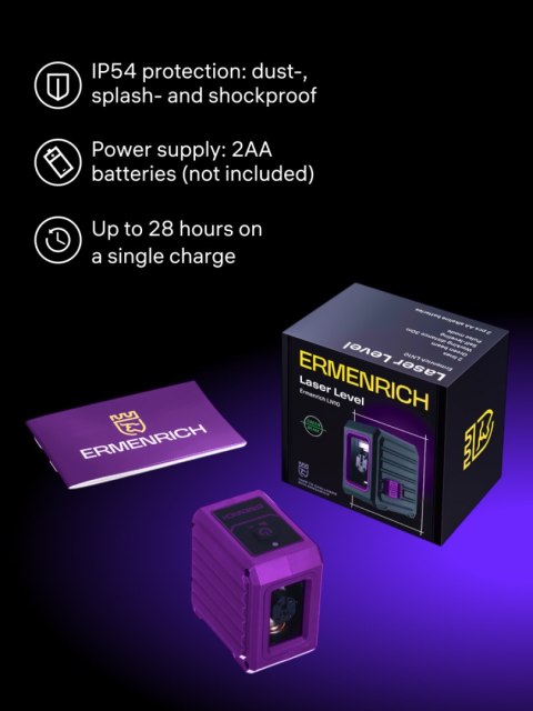 Poziomica laserowa Ermenrich BASE LN10