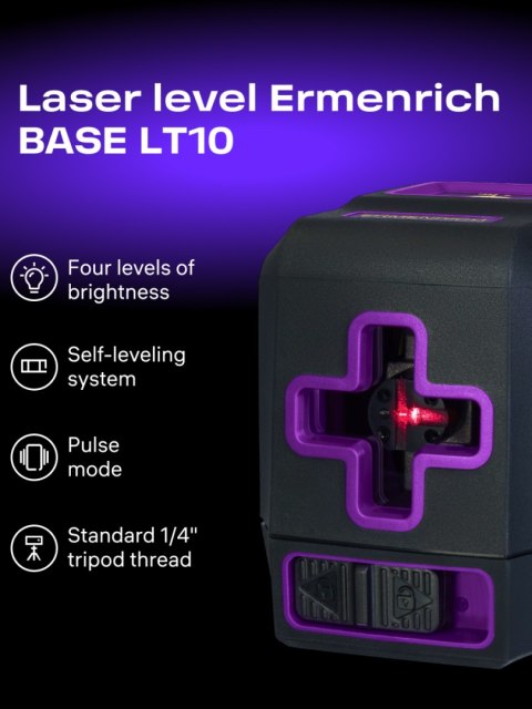 Poziomica laserowa Ermenrich BASE LT10