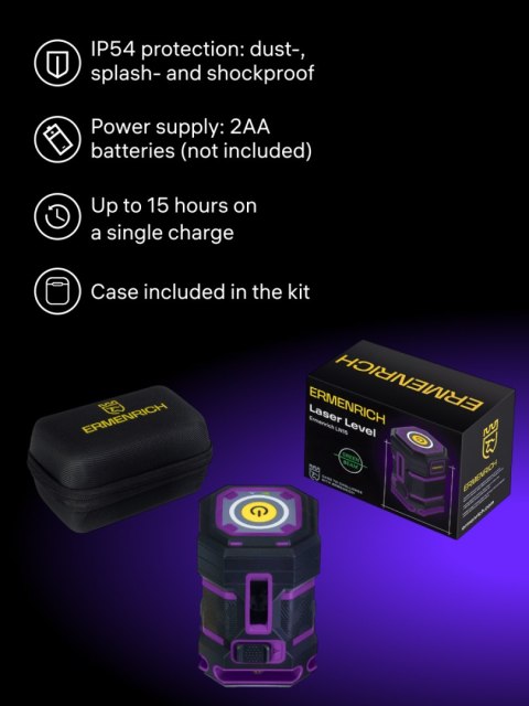 Poziomica laserowa Ermenrich PLUS LN15