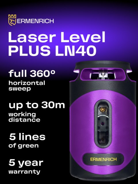 Poziomica laserowa Ermenrich PLUS LN40