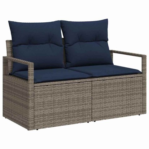 Zestaw Sof 4 pcs Szary polirattan