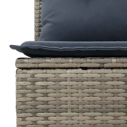 Zestaw Sof 8 pcs Szary polirattan