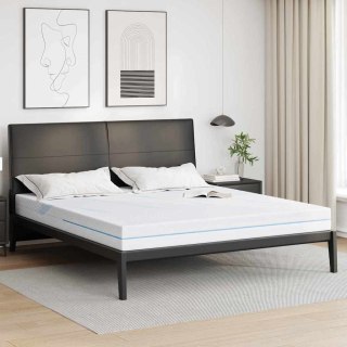 Materac Biały 200 x 200 cm Tkanina żakardowa