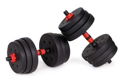 Hantle regulowane 2x20 kg sztanga zestaw 40 kg gryf MOVEPRO
