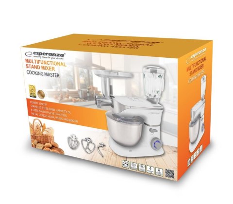 Robot kuchenny planetarny do mielenia Esperanza COOKING MASTER EKM025 (1000W)