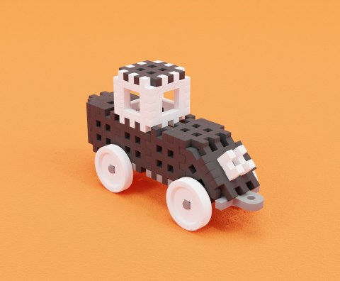 MARIOINEX Klocki Mini Waffle Konstruktor Expert, 301 elementów