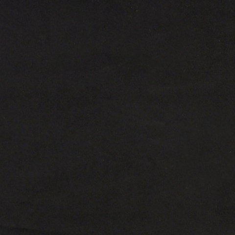 Łóżko z materacem, Dover, czarne, 100x200 cm, aksamitne