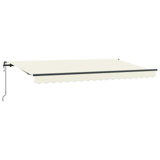 Markiza zwijana Kremowy 400 x 200 cm tkanina
