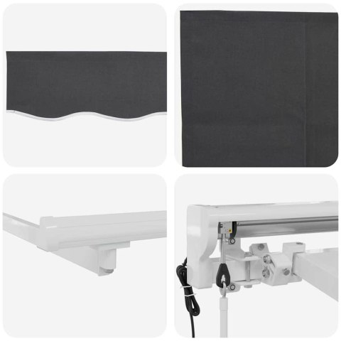 Rama markizy Antracyt 300 x 200 cm Poliester z powłoką PU