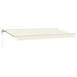 Rama markizy Kremowy 400 x 200 cm Poliester z powłoką PU