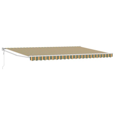 Elektryczna Rozkładana Markiza Zielony 500 × 300 cm