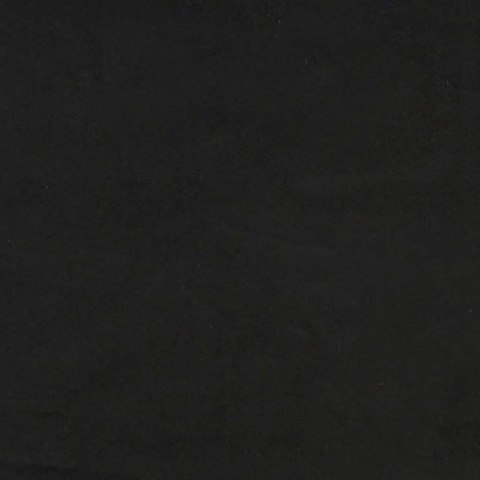 Łóżko sprężynowe Z zagłówkiem Czarny 180 x 200 cm Aksamit