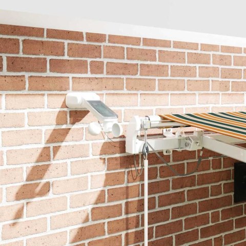 Markiza zwijana Zielony i Żółty 450 × 350 cm Poliester i Metal