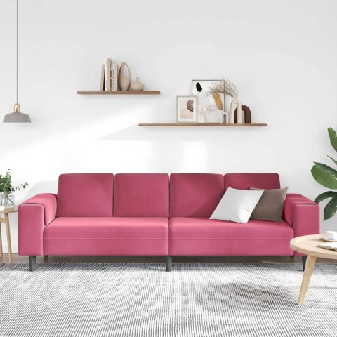 Sofa do salonu Czerwone wino 250 x 77 x 76 cm