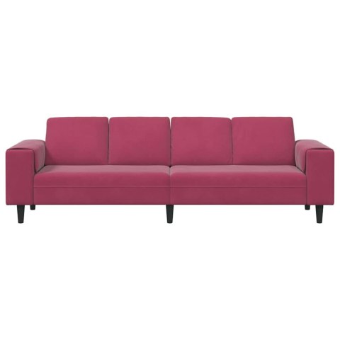 Sofa do salonu Czerwone wino 250 x 77 x 76 cm