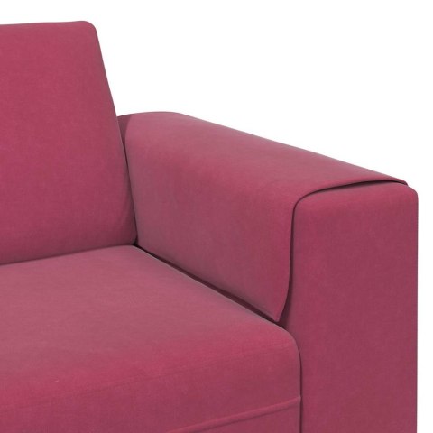 Sofa do salonu Czerwone wino 250 x 77 x 76 cm