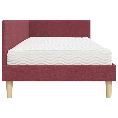 Rama Łóżka Narożnego z Materacem Inny 2 pcs Szary tkanina