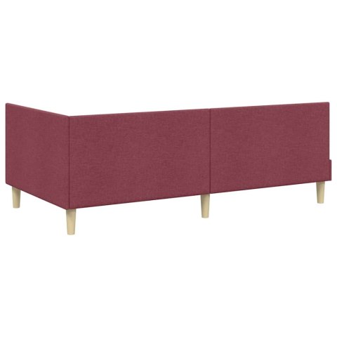 Rama Łóżka Narożnego z Materacem Inny 2 pcs Szary tkanina