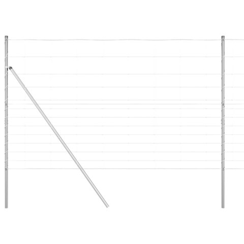 Słupek ogrodzeniowy. Galwanizowany 50 x 1,5 m Stal