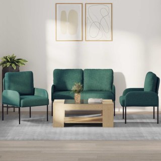 Zestawy sof 3 pcs Ciemna zieleń 115 x 56 x 80 cm sklejka