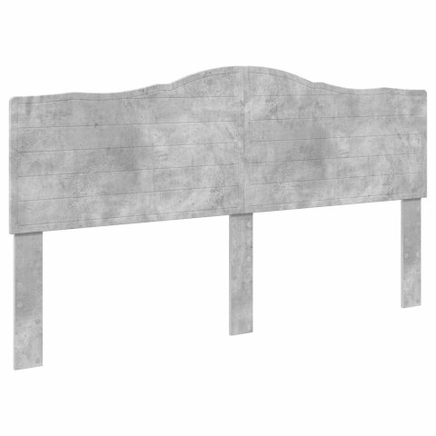 Łóżko z miejscem do przechowywania Betonowy szary 200 x 200 cm