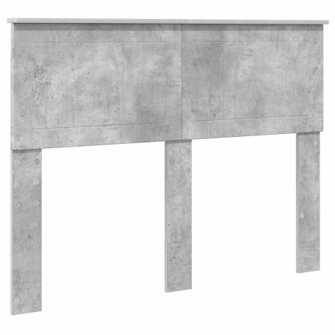 Ramka łóżka Betonowy szary 135 x 190 cm Materiał drewnopochodny