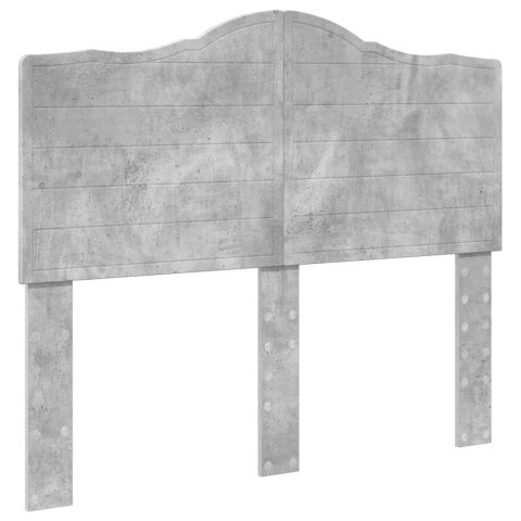 Ramka łóżka Betonowy szary 135 x 190 cm Materiał drewnopochodny