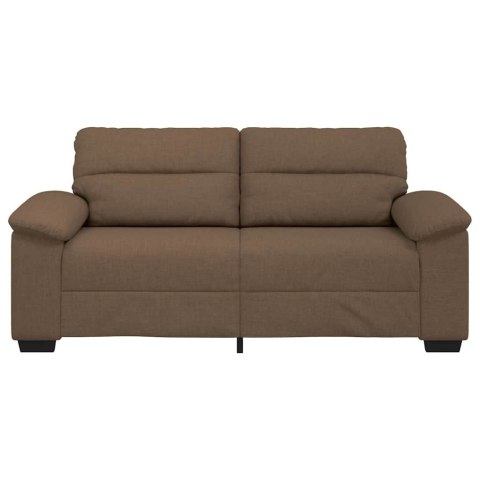 Sofa 2-osobowa, brązowa, 180x81x84 cm, tkaniną