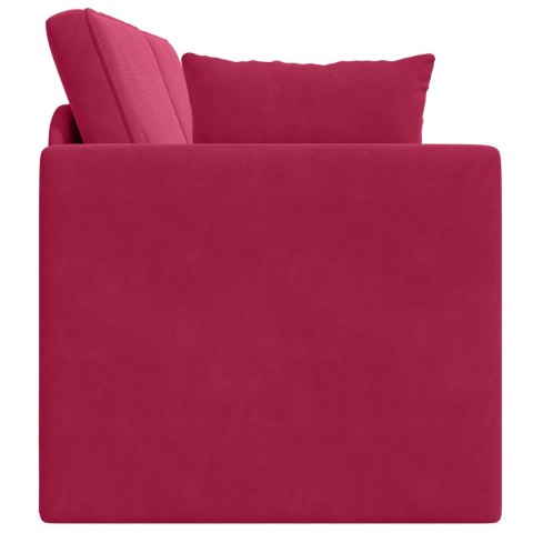 Sofa podłogowa z funkcją spania Czerwone wino 213 x 70 x 77 cm
