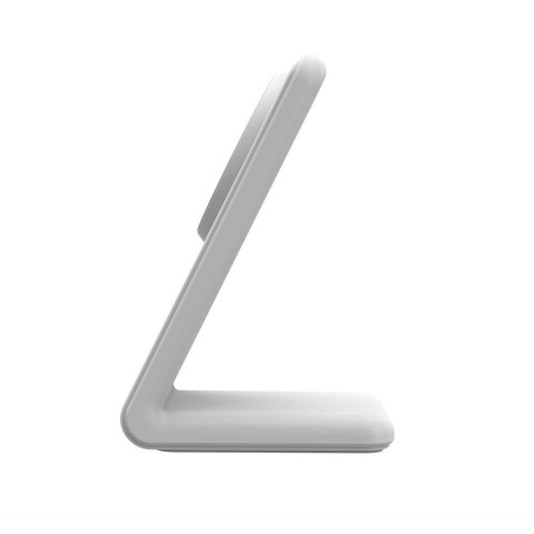 Ładowarka bezprzewodowa biurkowa do smartfona QI15W-A38 MagSafe - biała