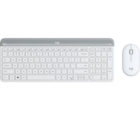Klawiatura + mysz Logitech MK470 Biały