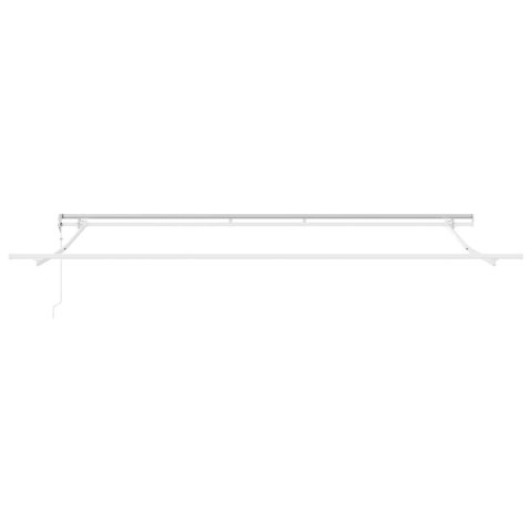 Elektryczna Rozkładana Markiza Czerwony i Biały 400 × 350 cm