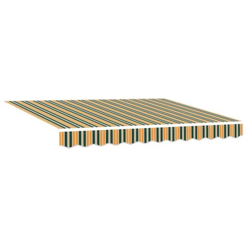 Elektryczna Rozkładana Markiza Zielony i żółty 300 x 250 cm