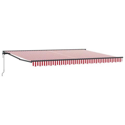 Rama markizy Czerwony i Biały 450 × 300 cm