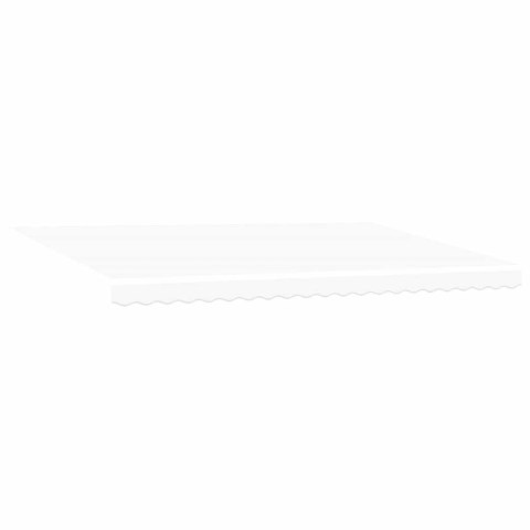 Markiza Biały 500 x 300 x 165 cm Poliester i aluminium