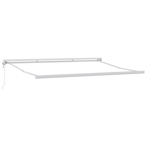 Markiza Biały 500 x 300 x 165 cm Poliester i aluminium
