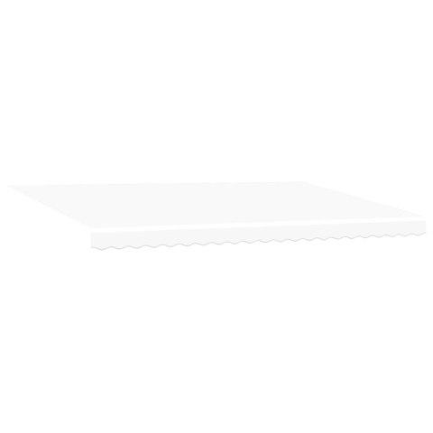 Markiza Biały 500 × 300 cm Poliester i Metal