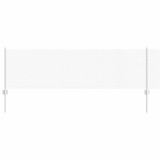 Ogrodzenie z słupkiem Srebrny 0,6 x 100 m Stal