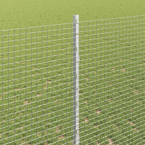 Ogrodzenie z słupkiem Srebrny 1,4 x 50 m Stal