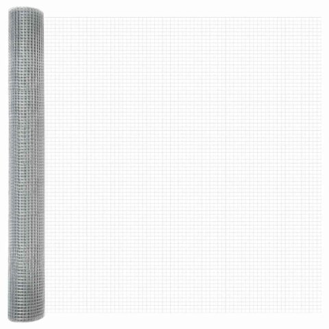 Ogrodzenie z słupkiem Srebrny 1,4 x 50 m Stal