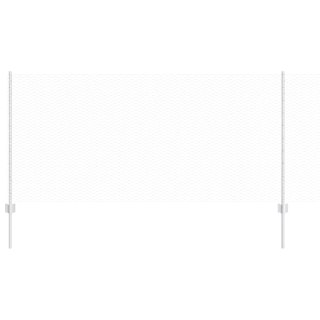 Ogrodzenie z słupkiem Srebrny 1 x 100 m Stal