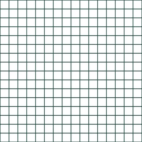 Słupek ogrodzeniowy. Zielony 100 x 0,4 m (16 x 16 mm siatka)