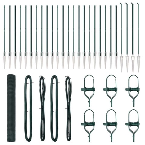 Słupek ogrodzeniowy. Zielony 50 x 1,4 m (19 x 19 mm siatka)