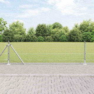 Słupek ogrodzeniowy. Srebrny 100 x 0,4 m (16 x 16 mm siatka)