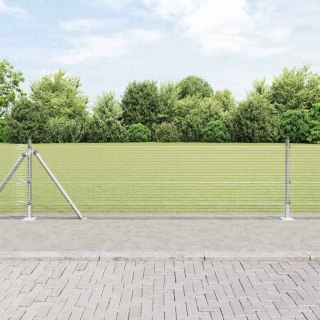 Słupek ogrodzeniowy. Srebrny 100 x 0,4 m (siatka 12 x 12 mm)