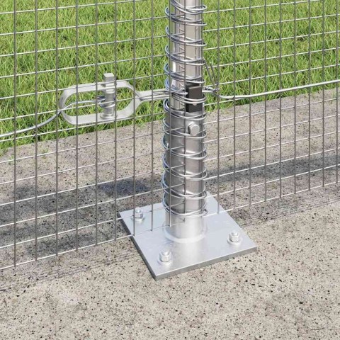 Słupek ogrodzeniowy. Srebrny 100 x 0,5 m (siatka 16 x 16 mm)
